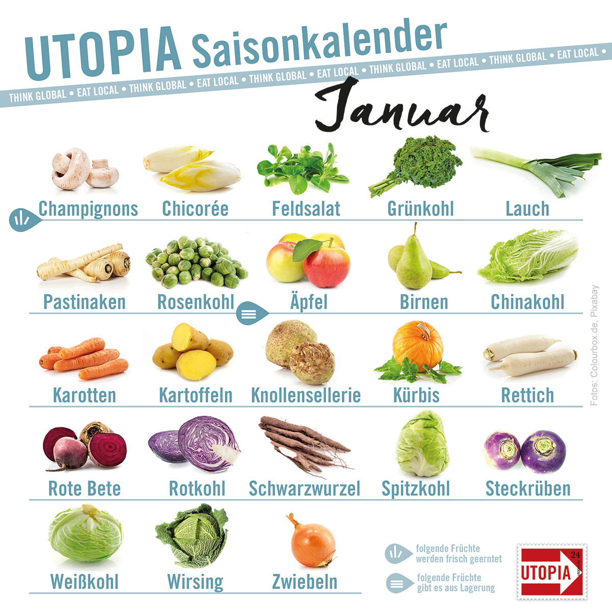 Saisonkalender Das Gibt S Im Januar Utopia De