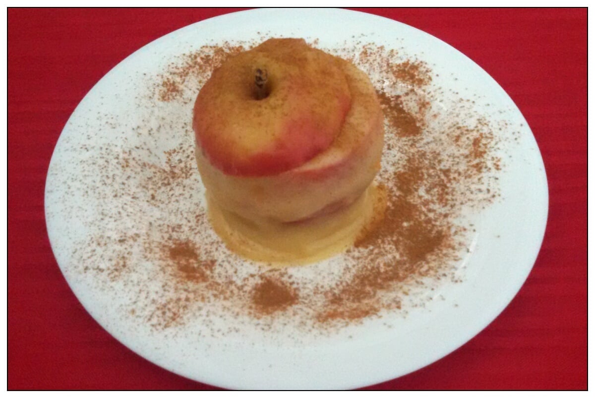 Ein Klassiker zu Weihnachten - Bratapfel mit leckerer Orangen-Creme