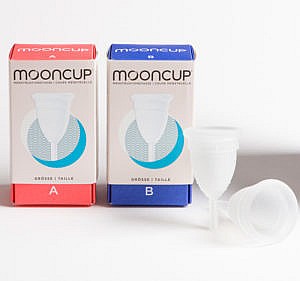 Mooncup menstrual cup logo