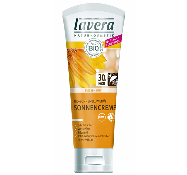 Testsieger bei Öko-Test: Lavera Sonnenschutz