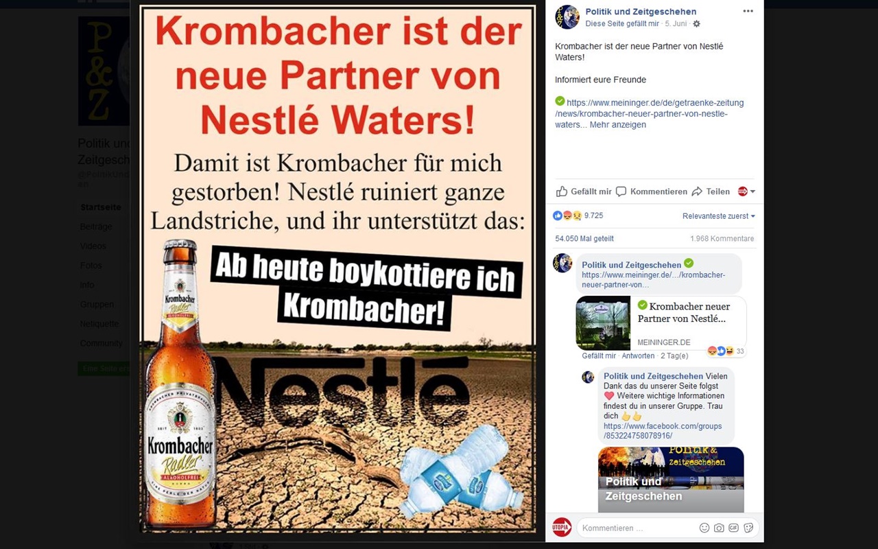 Krombacher Nestlé