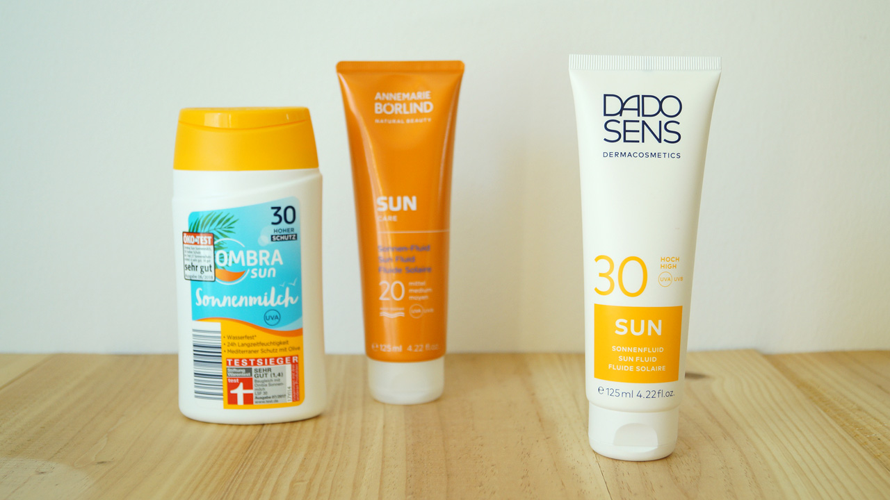 Sonnencreme Test Mit Empfehlungen Aldi Dado Sens Und