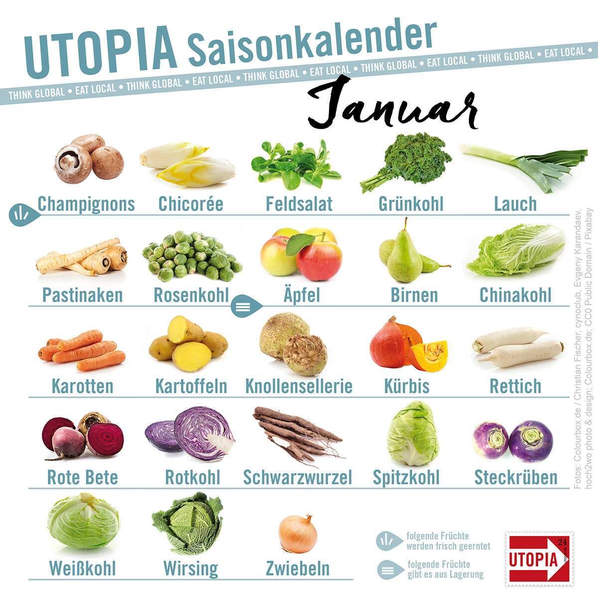 Saisonkalender Das Gibt S Im Januar Utopia De