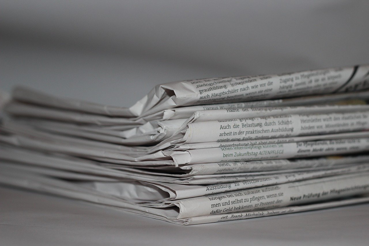 Aus Recyclingpapier werden beispielsweise Zeitungen hergestellt.