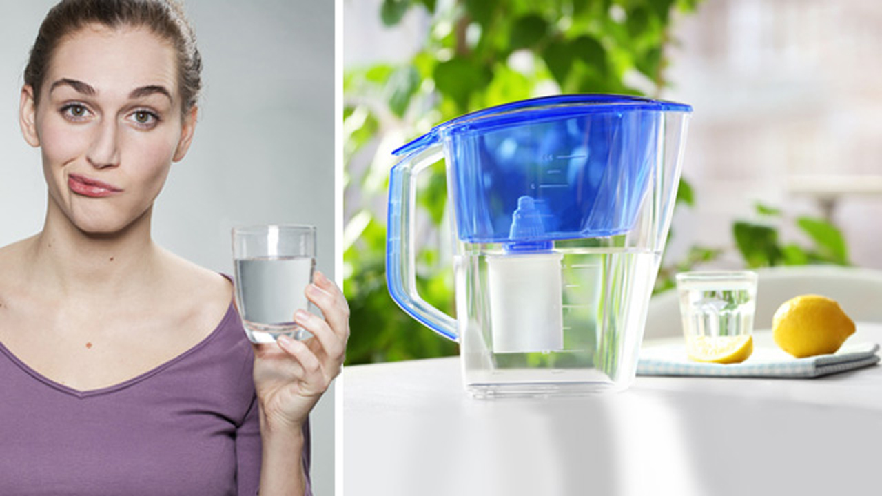Filterwasser zu Hause, Wasserfilter für Trinkwasser, Reinigung