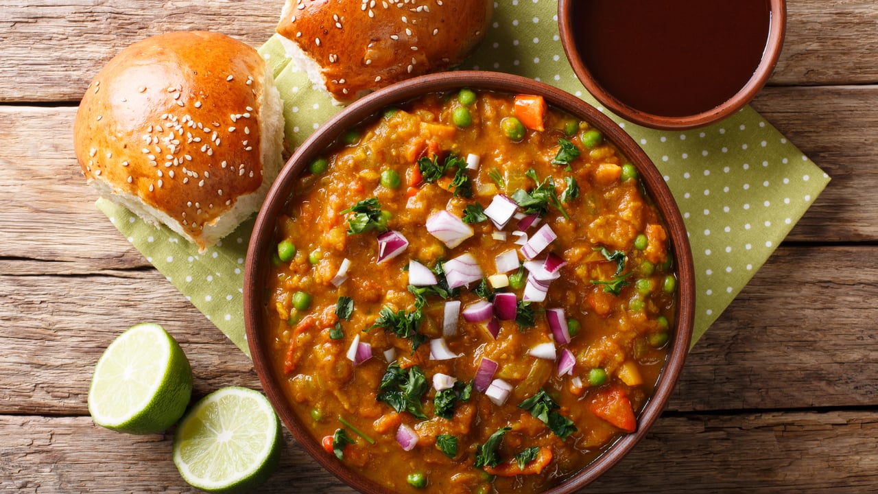 Pav Bhaji: easy vegan street food recipe from India