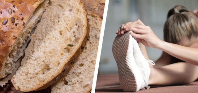 Brot und Sportschuhe: Beide sind nicht immer vegan.