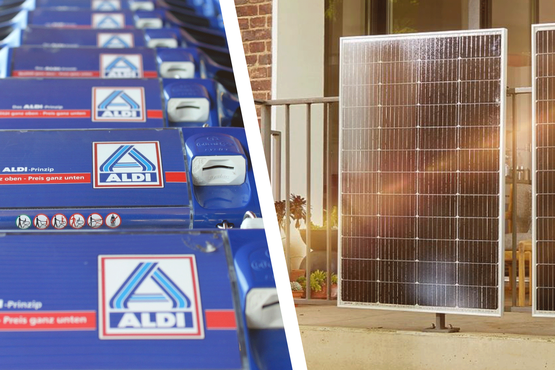Balkonkraftwerk bei Aldi Was können die Solarzellen vom Discounter