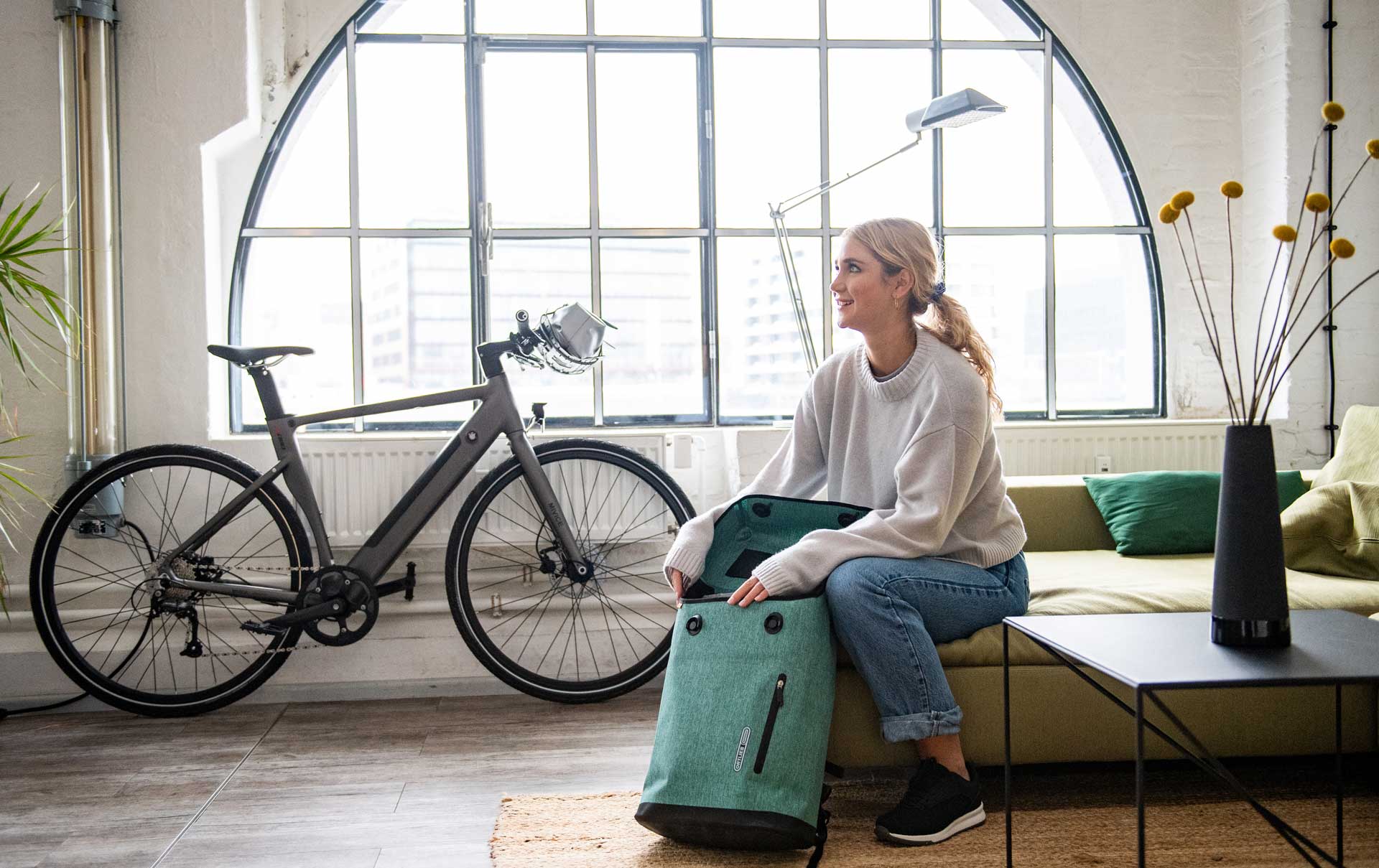 Kein Radkeller? So verstaust du dein Fahrrad platzsparend in der Wohnung