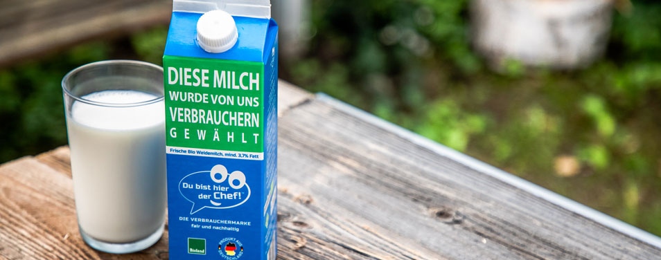 REWE Verbraucher-Milch neue Bio-Weidemilch