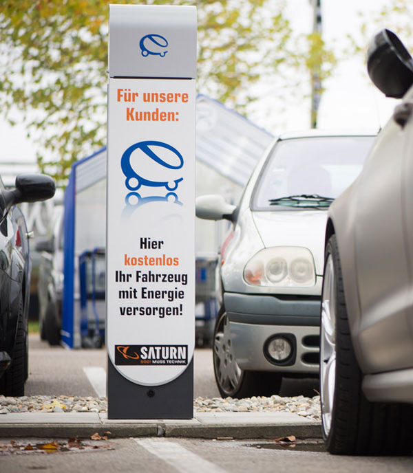 Stromtankstelle Saturn