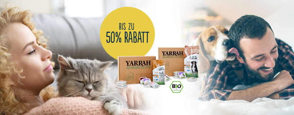 Yarrah Bio-Tierfutter Premium Tierfutter artgerechte Ernährung Hundefutter bio Katzenfutter