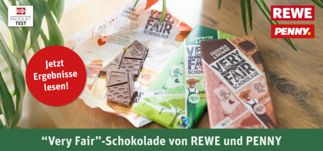 REWE PENNY Produkttest Very Fair Schokolade