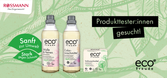 Rossmann Produkttest ecoFreude Waschmittel