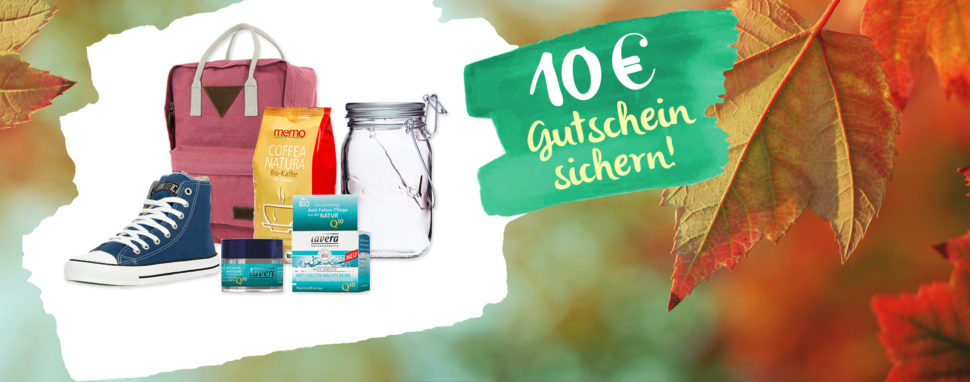 Jetzt 10 € Gutschein bei memolife auf alles: Fair Fashion, Naturkosmetik und mehr