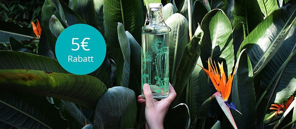 Nachhaltig trinken? Mit soulbottles geht das! Jetzt bestellen & sparen! 5€ Rabatt auf soulbottles