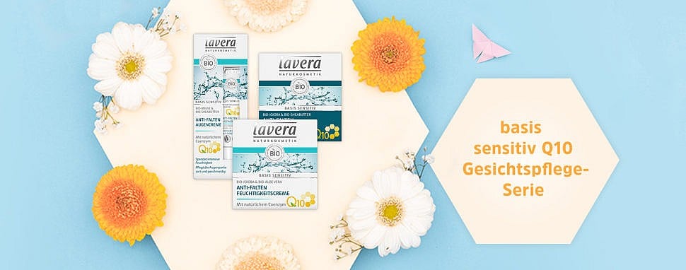 Produkttest: Jetzt die lavera basis sensitiv Q10 Gesichtspflege-Serie testen! Produkttest Lavera basis sensitiv Q10 Gesichtspflege