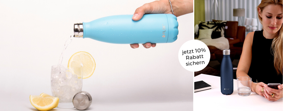 Einfach mal danke sagen: Die FLSK Trinkflasche für die beste Mama der Welt 10 % Rabatt auf nachhaltige Trinkflaschen von FLSK