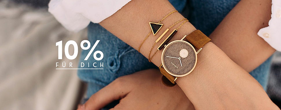 Entdecke Schmuck von KERBHOLZ & sichere dir 10 % Rabatt auf deine Bestellung!