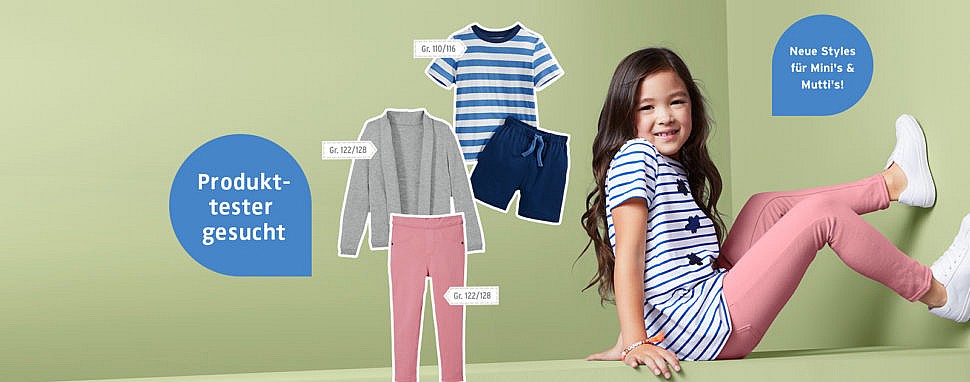 Produkttester gesucht: Teste Tchibo Share und erhalte Damen- & Kindermode! Tchibo Share Produkttest