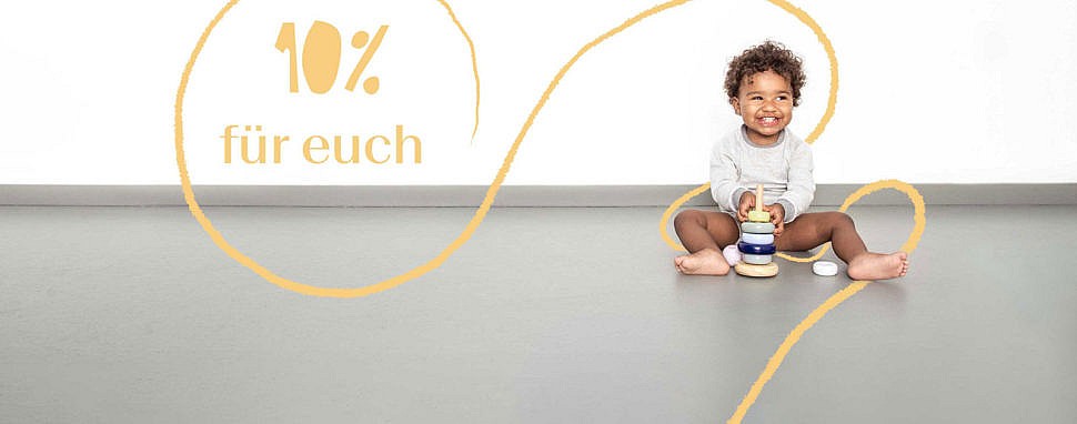 Nur das Beste für unsere Kleinsten – jetzt 10% Rabatt bei erlich kids sichern! erlich textil Rabatt 10% Gutschein sichern