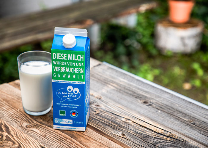 REWE Verbraucher-Milch neue Bio-Weidemilch
