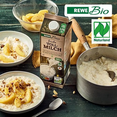 Tierwohl bei REWE Bio MilchreisSo gut schmeckt die REWE Bio Qualität.