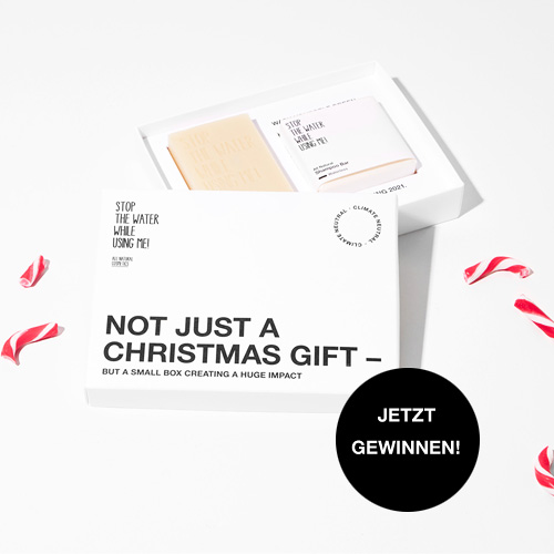 STOP THE WATER WHILE USING ME! Christmas-Kit gewinnen