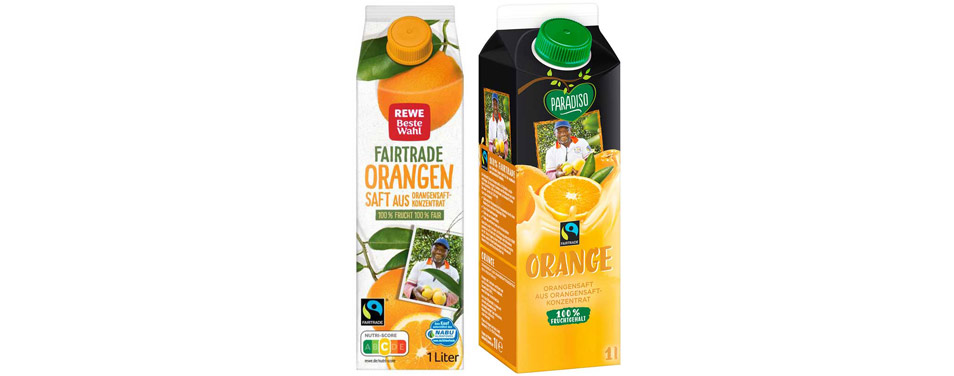 Orangensaft-Projekt mit Fairtrade REWE