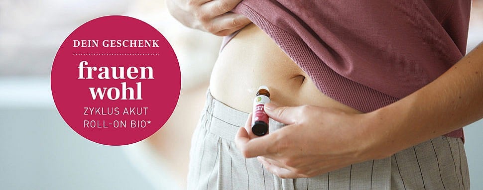 Entspannt durch die Tage – 100% naturreine Pflanzenkraft von PRIMAVERA Primavera Frauenwohl Zyklus Akut Roll-On
