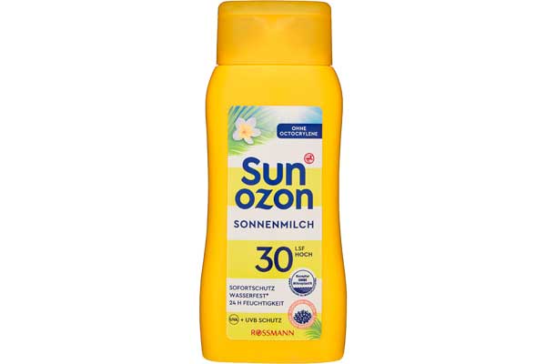 Rossmann sunozon Sonnenmilch LSF 30
