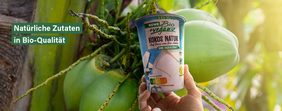 Rewe Bio + vegan Jogurt aus natürlichen Zutaten