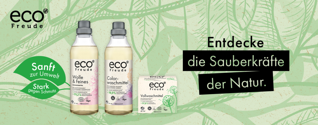 Rossmann Produkttest ecoFreude Waschmittel