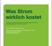 Greenpeace-Studie: Was Strom wirklich kostet Greenpeace-Studie: Was Strom wirklich kostet