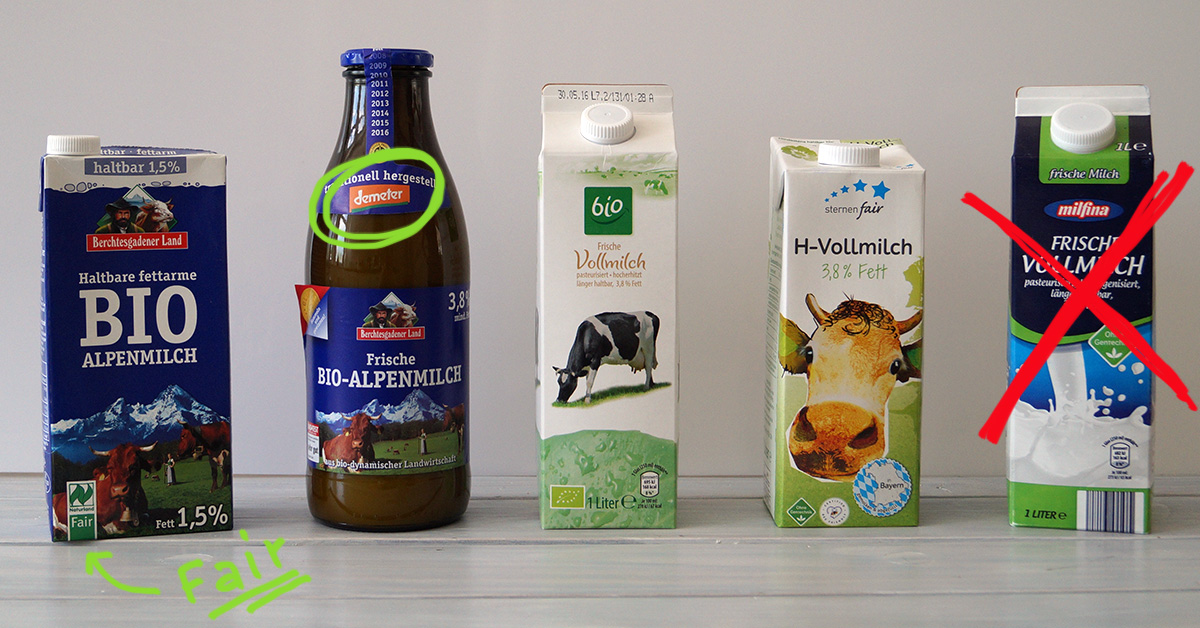 Milchpreis: Faire Milch, faire Milchmarken kaufen!