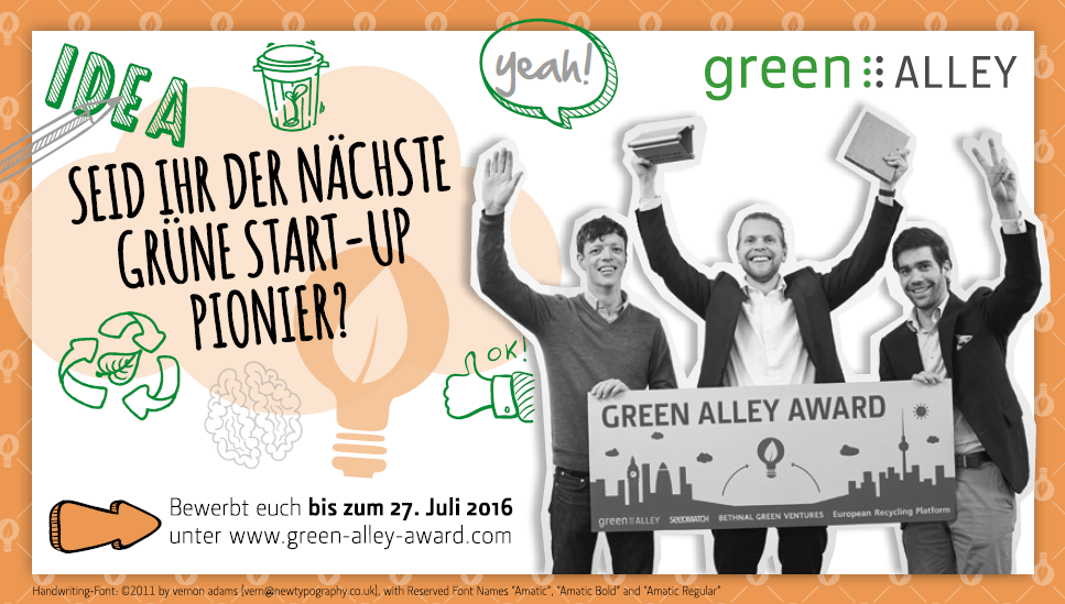 Green Alley Award 2016 - Circular Economy